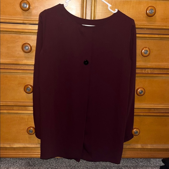 Babaton Deep Burgundy Blouse - Picture 2 of 4